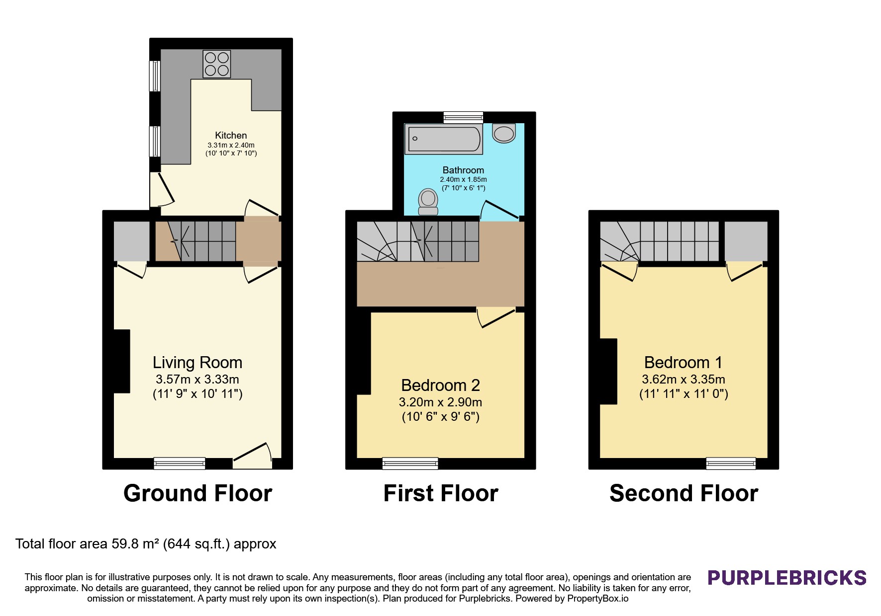 3, Victoria Terrace, Nottingham floorplan