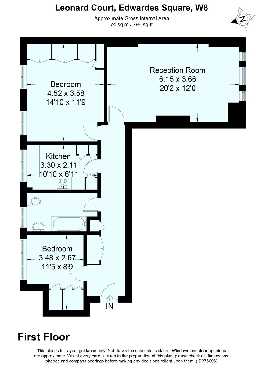 2 Bedrooms Flat to rent in Leonard Court, Edwardes Square, London W8