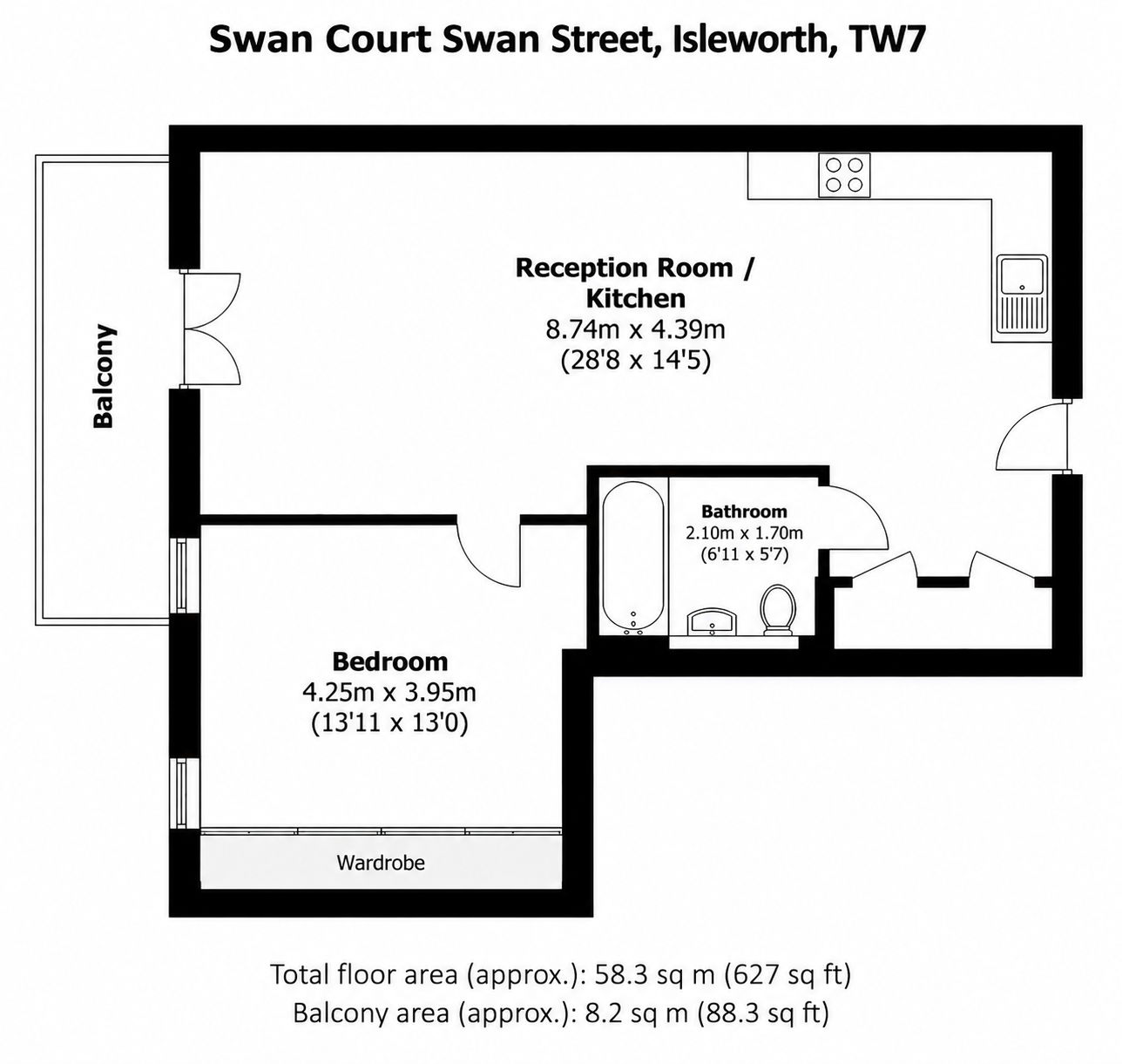 Swan Street, Isleworth floorplan