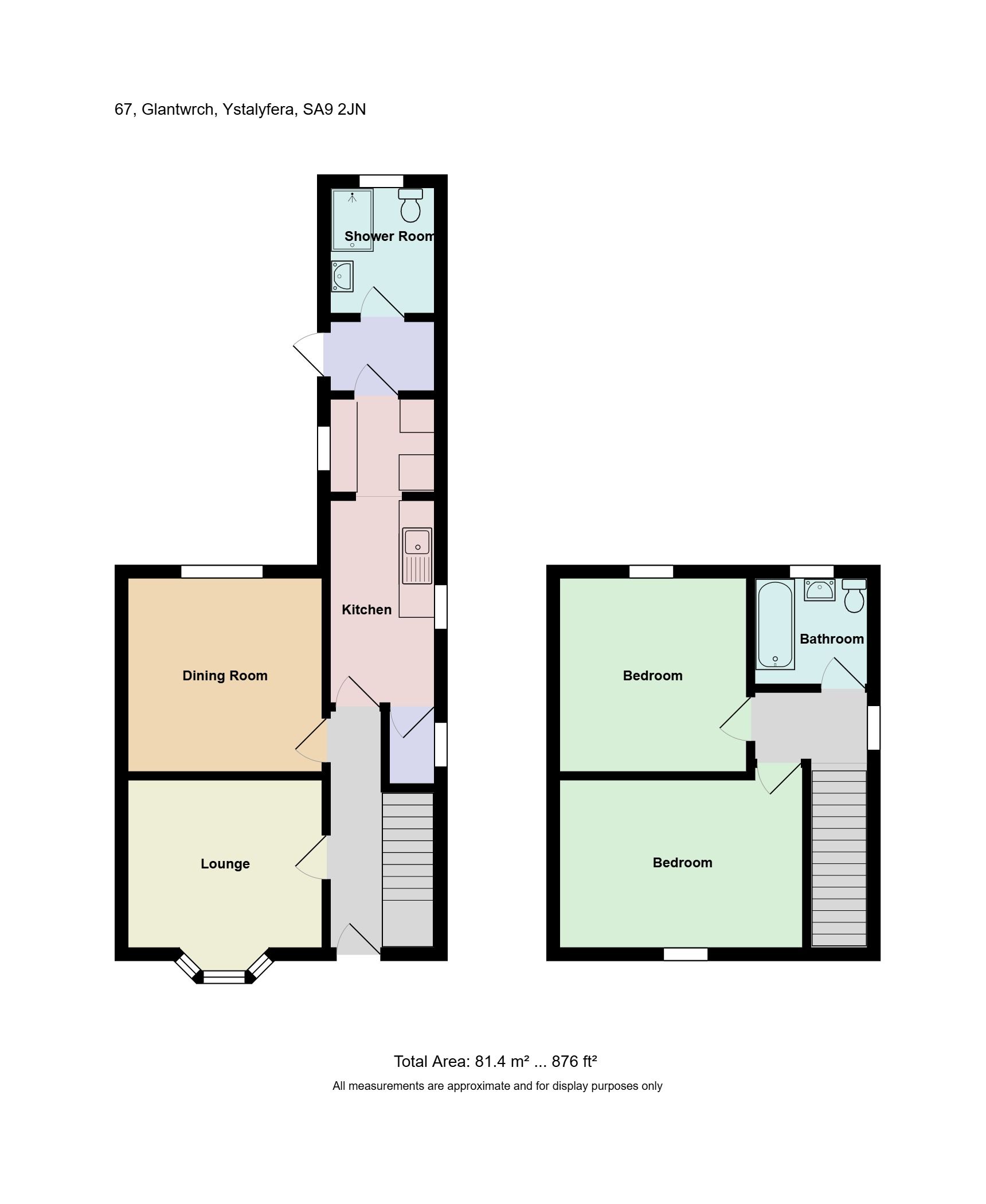 67 Glantwrch, Swansea floorplan
