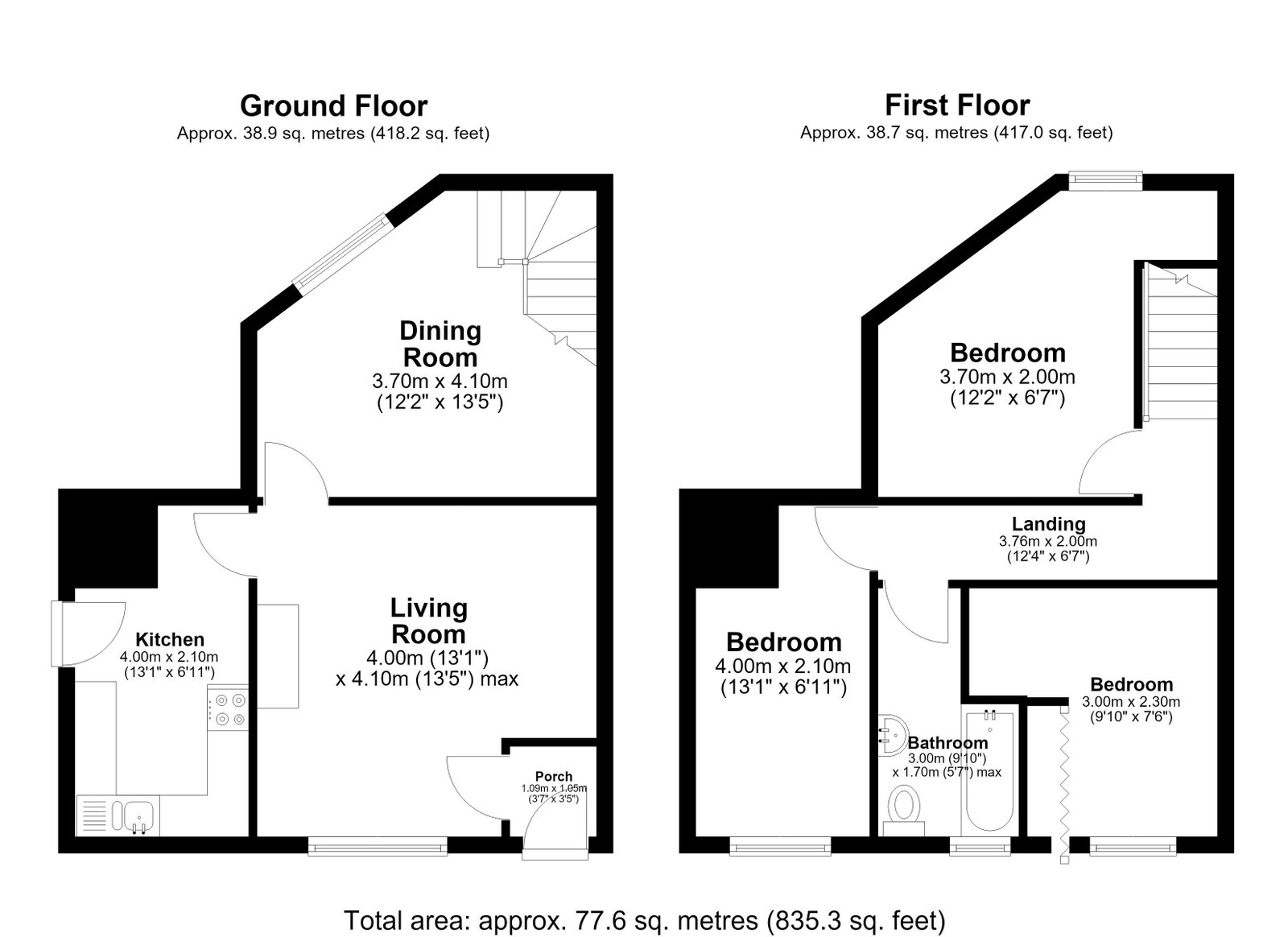 16, Ann Street, Bolton floorplan