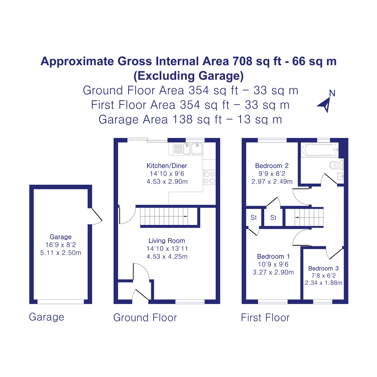 69, Willow Drive, Bicester floorplan