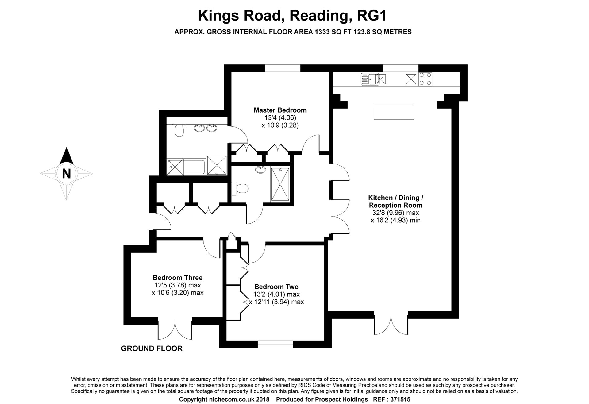 3 Bedrooms Flat to rent in Eldon Lodge, 196-200 Kings Road, Reading, Berkshire RG1