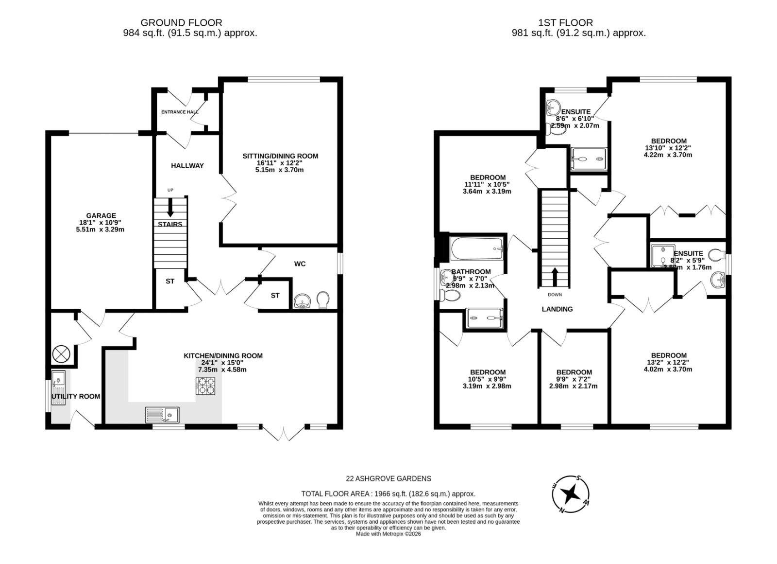 22 Ashgrove Gardens, Midlothian floorplan