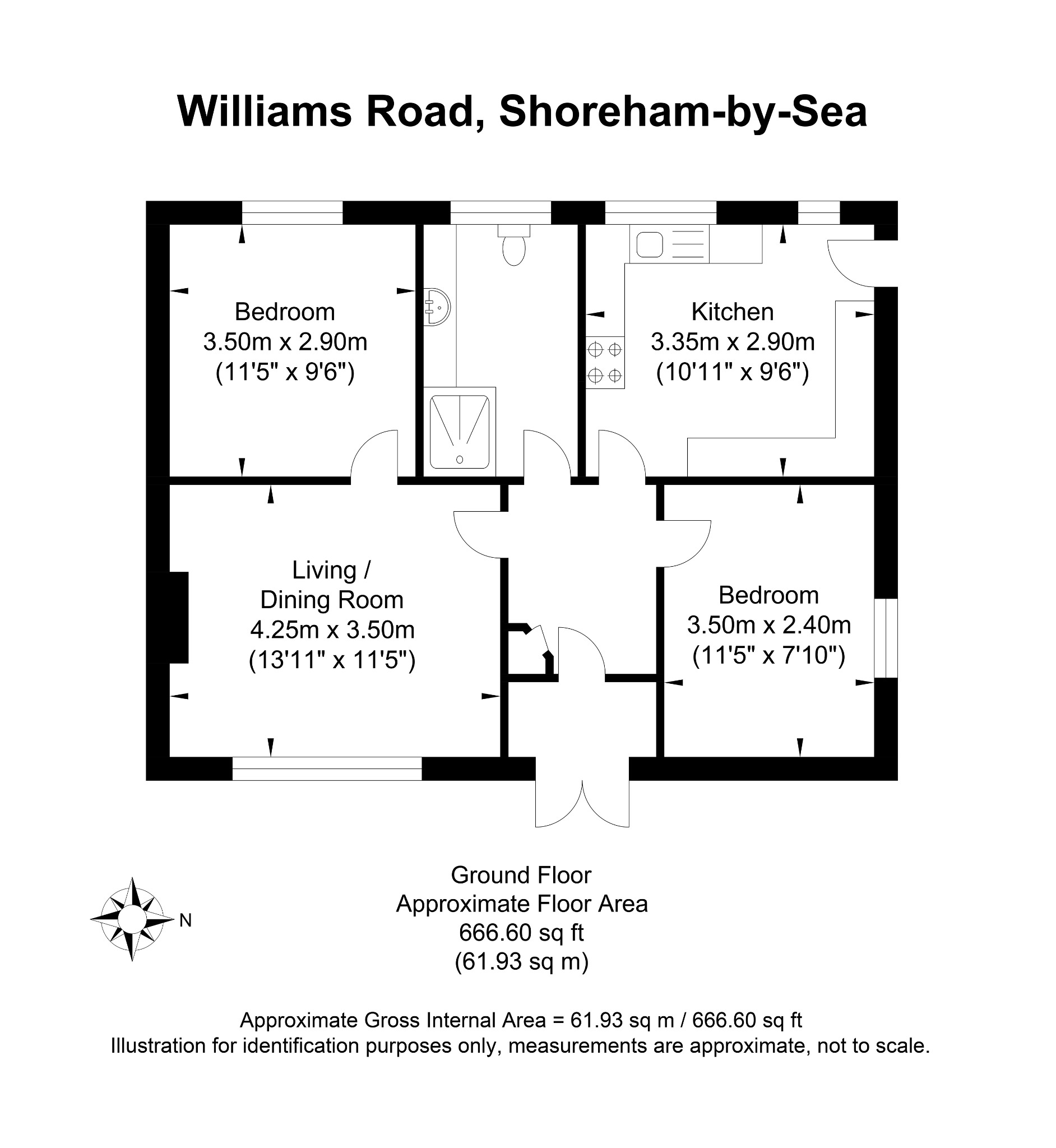 59 Williams Road, Shoreham-By-Sea, West Sussex floorplan