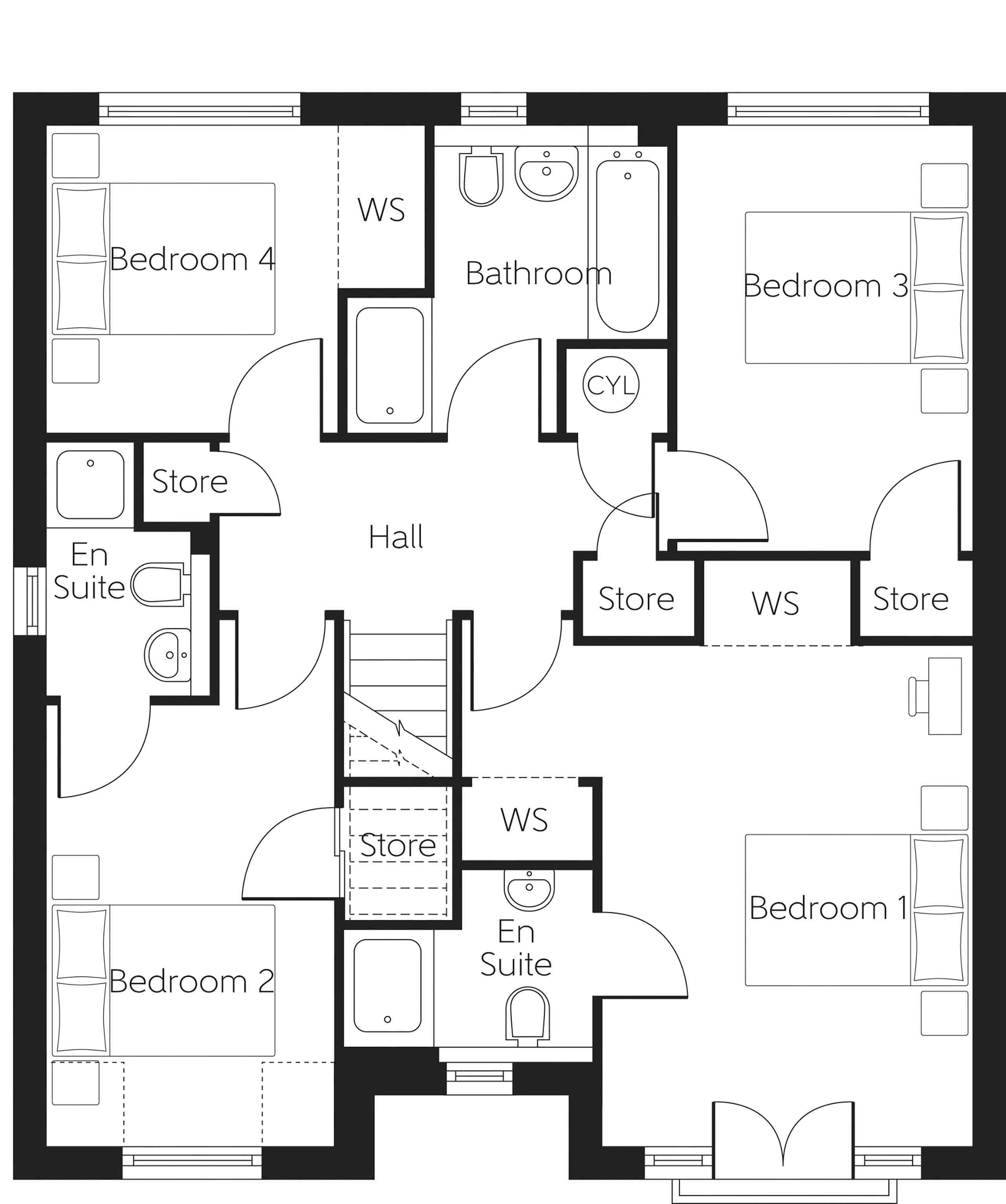 Forest Road, Cumbernauld floorplan