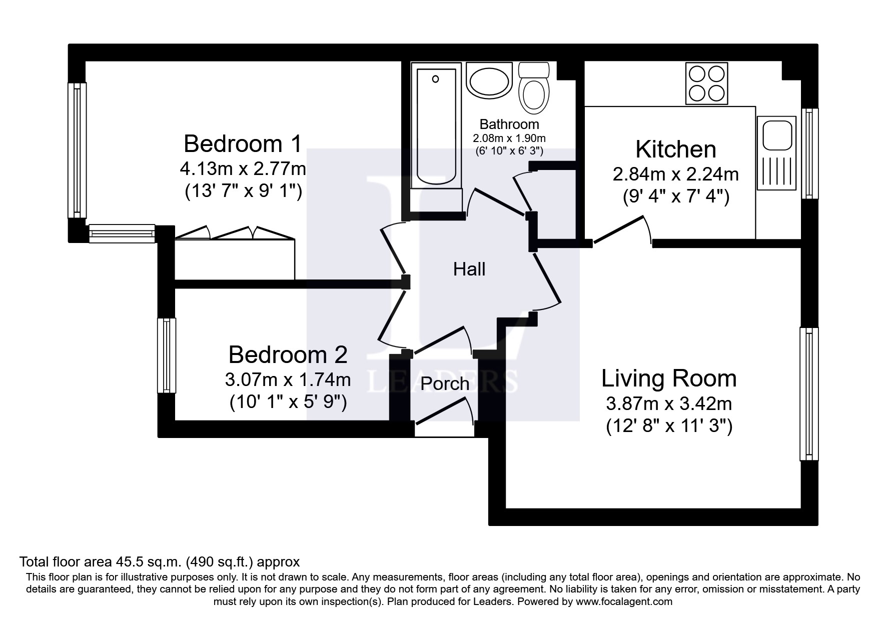 Back Street, Biggleswade SG18, 2 bedroom flat to rent 64615152