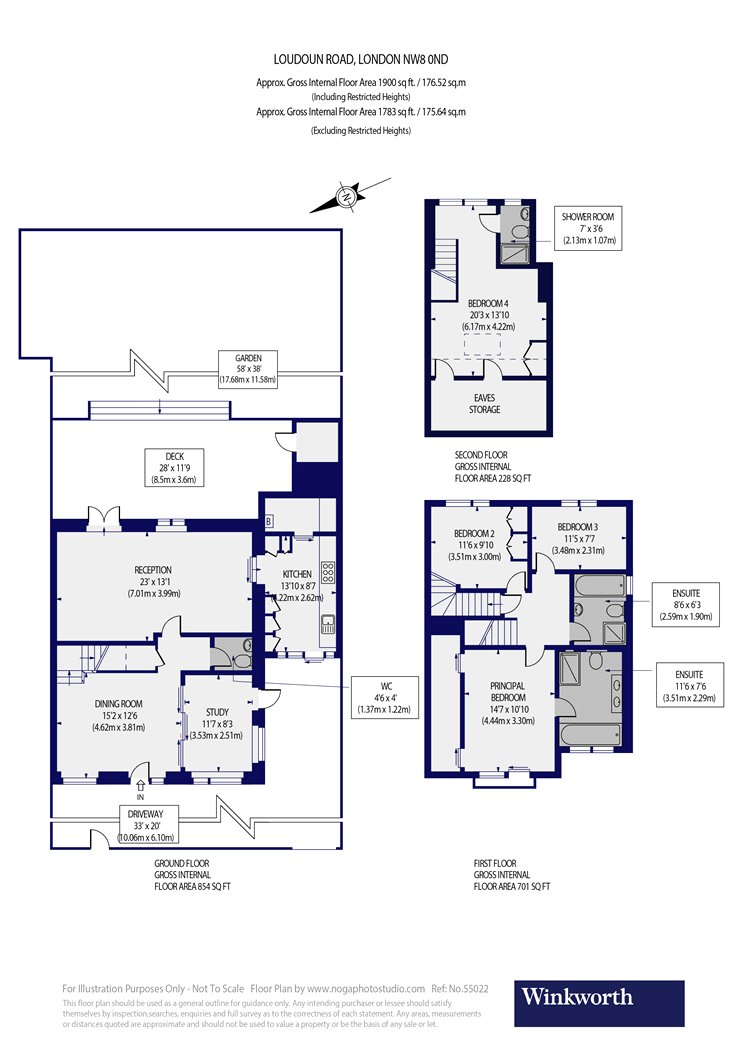 120, Loudoun Road, London floorplan