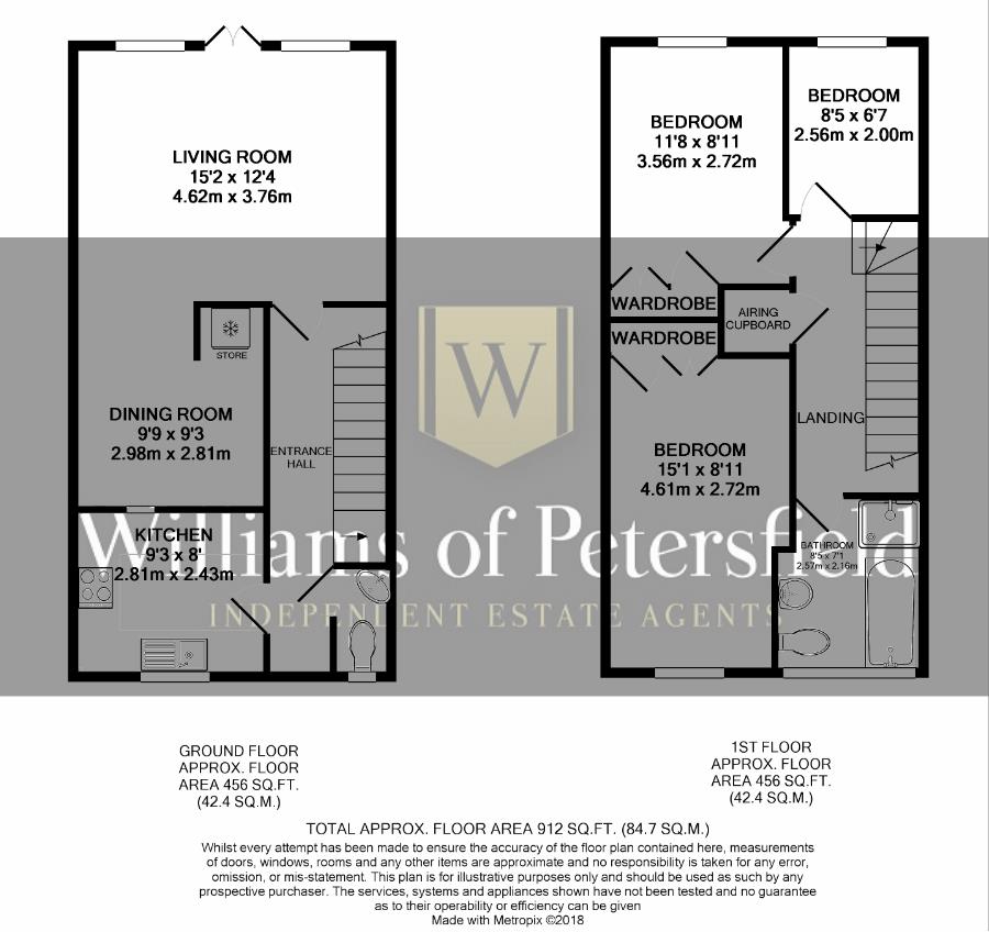 3 Bedrooms Semi-detached house to rent in Clare Gardens, Petersfield GU31