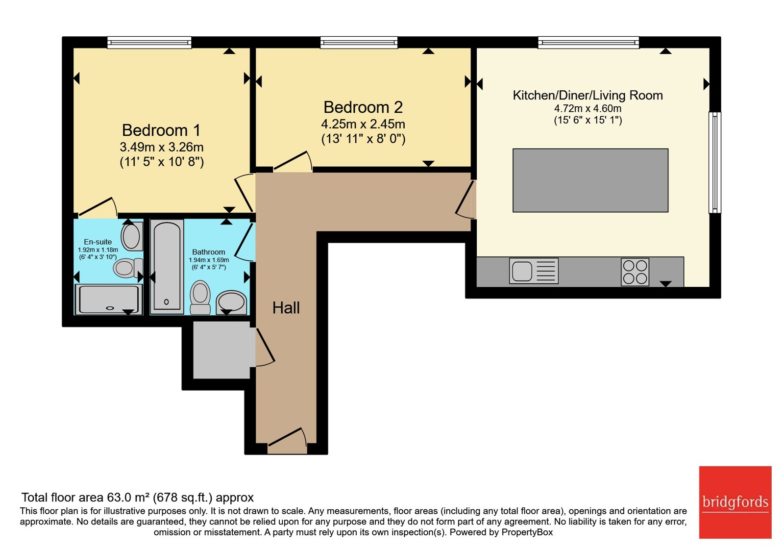 Apt 13,, The Courthouse, Macclesfield floorplan