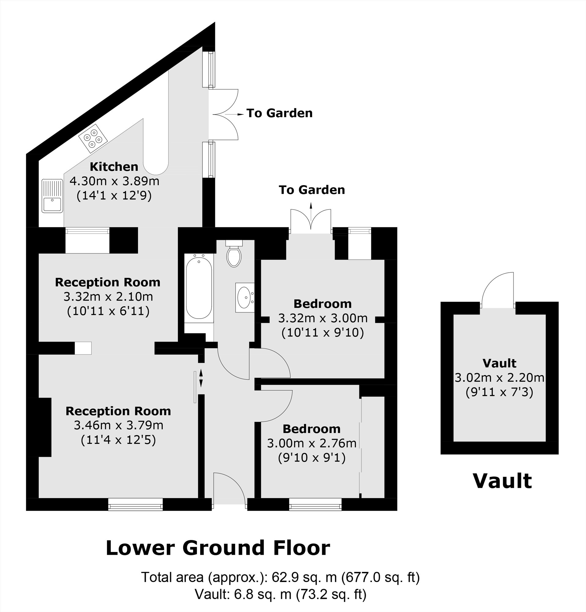 26A, Lupus Street, London floorplan