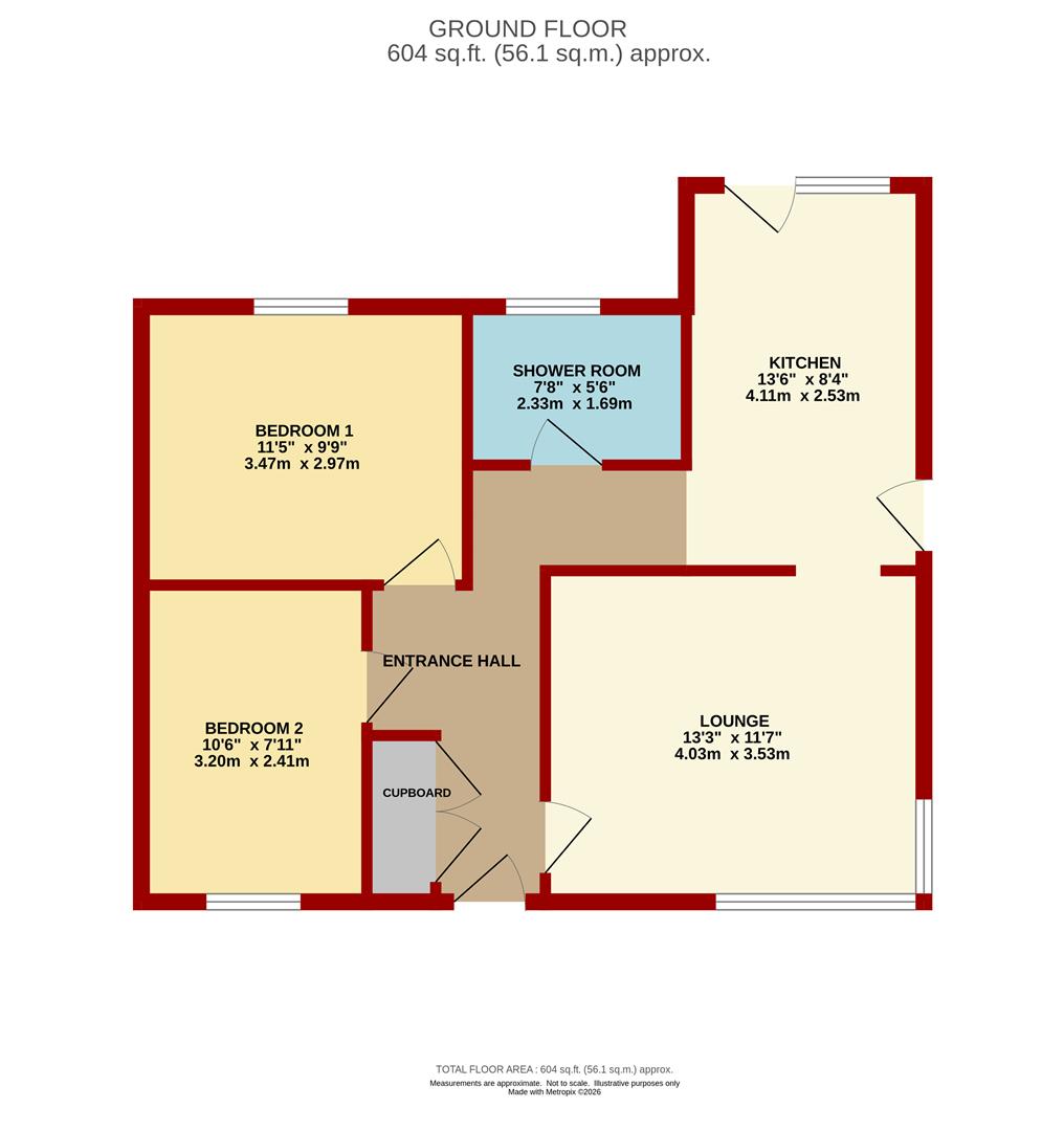 19, Baynhams Walk, Coleford floorplan