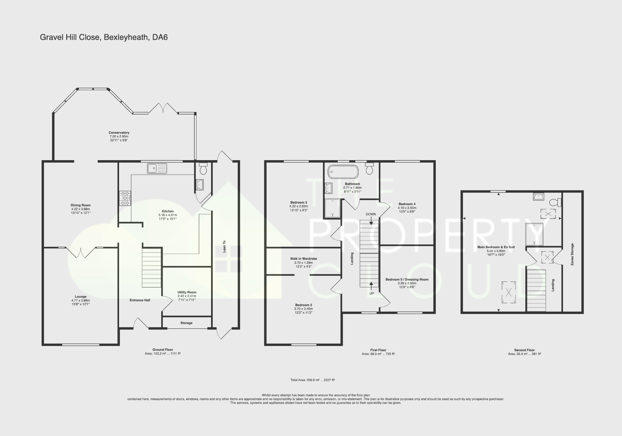 98 Gravel Hill Close, Bexleyheath, Kent floorplan