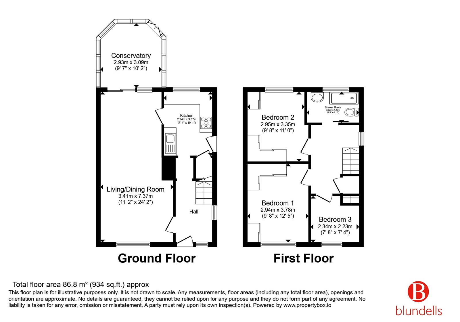 12, Scarborough Road, Rotherham floorplan