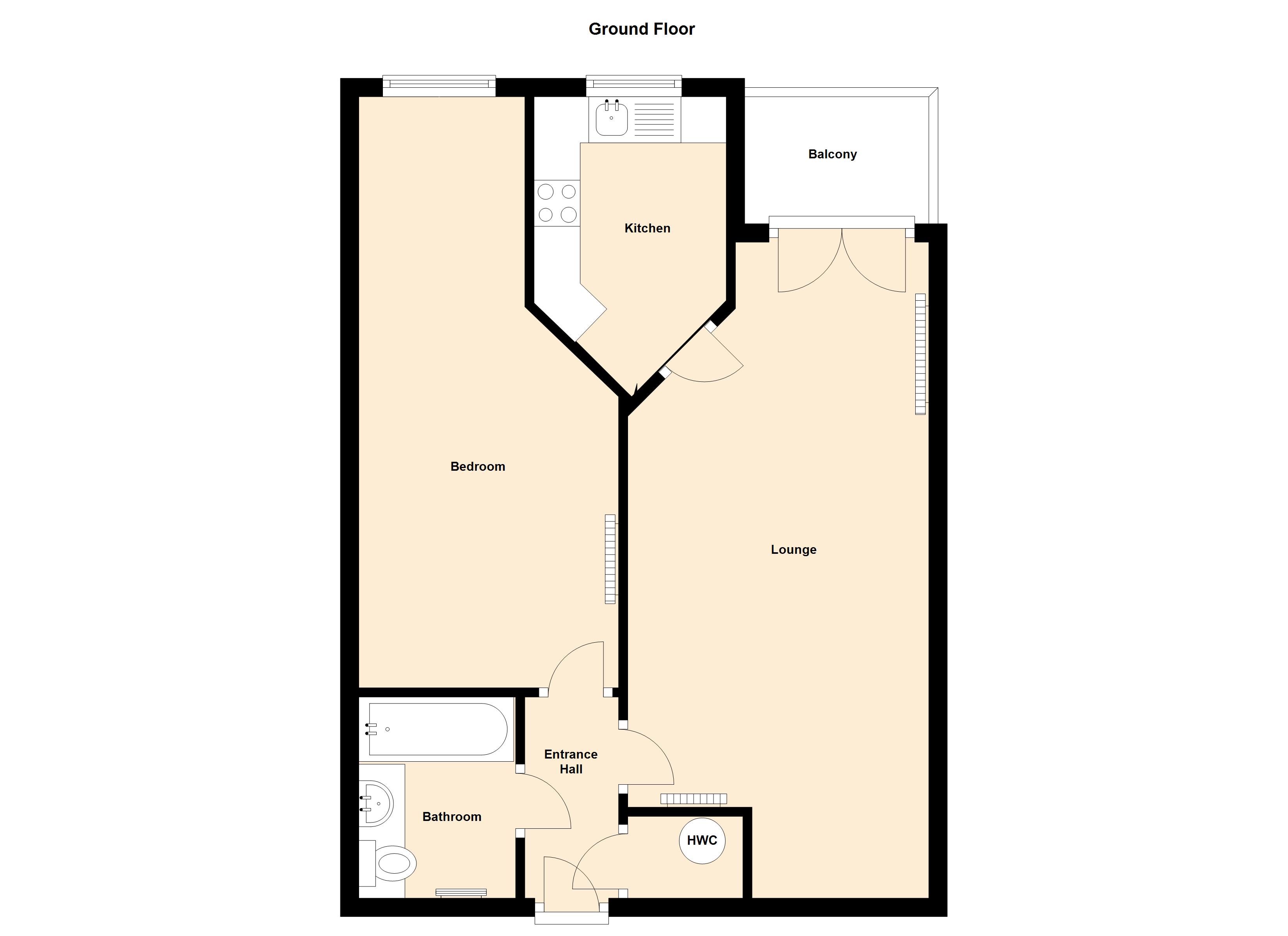 1 Bedrooms Flat for sale in Ensign Court, Westgate Road, Lytham St. Annes FY8