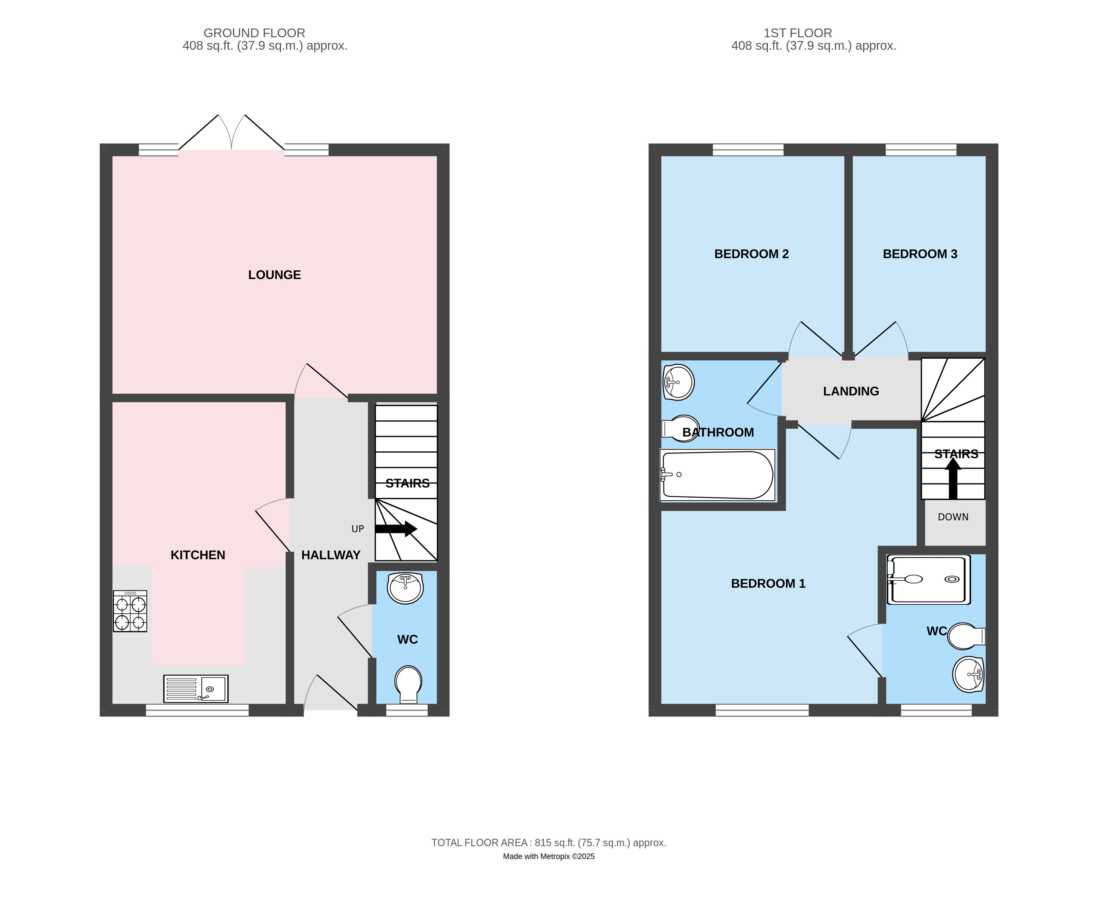 51, Blockley Road, Telford floorplan