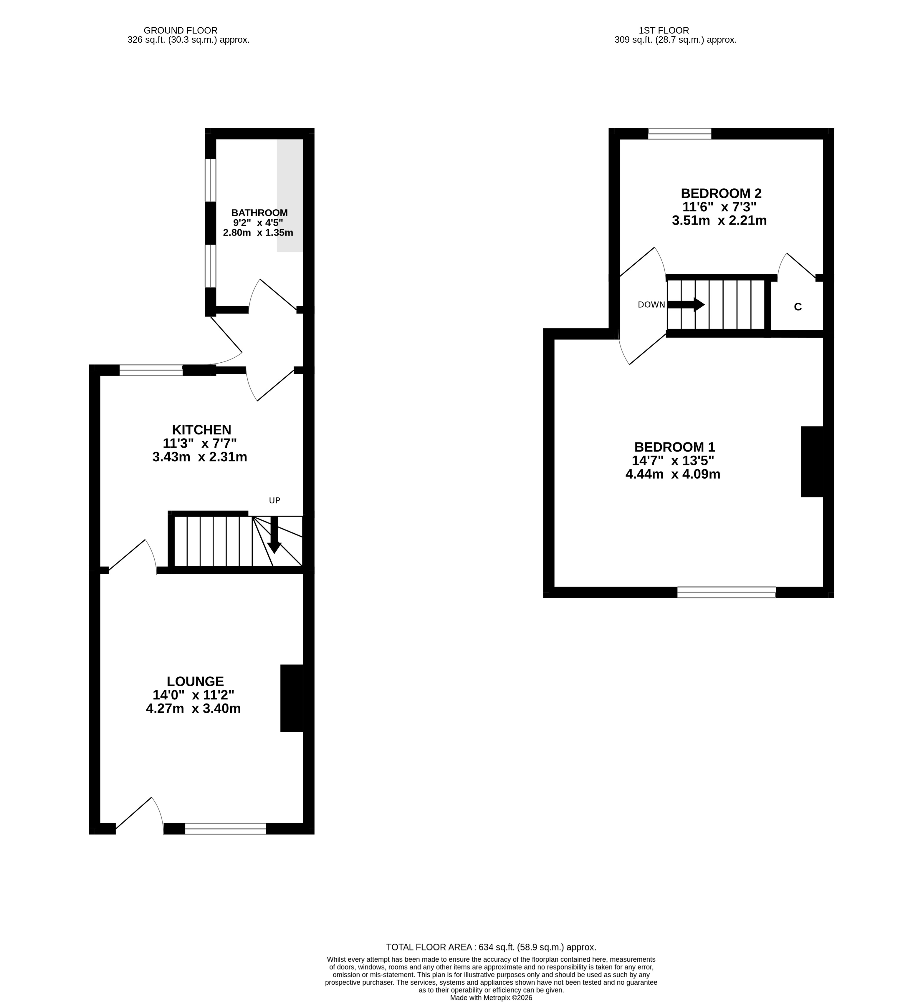1, Park Buildings, Otley floorplan