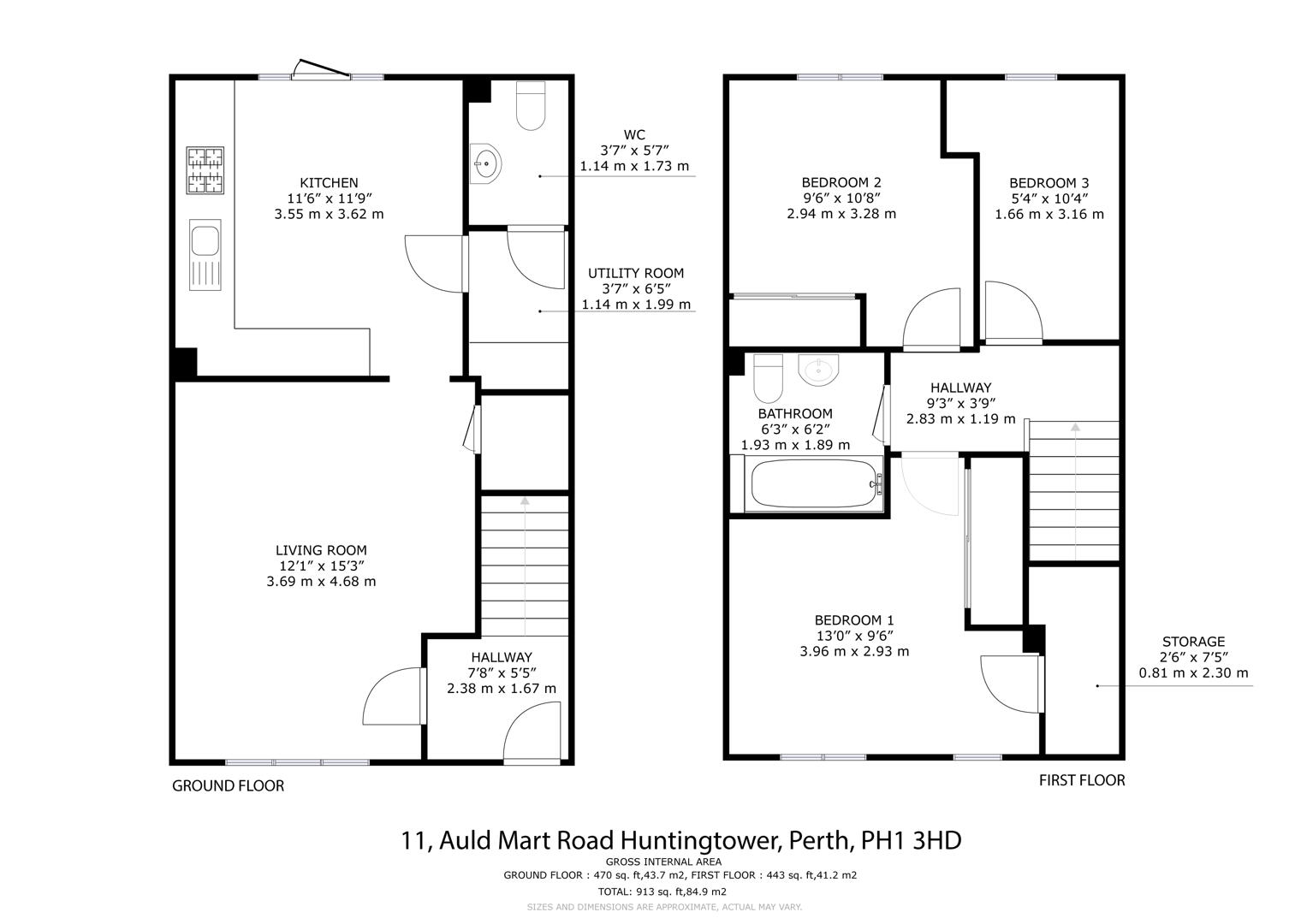 11, Auld Mart Road, Perth floorplan