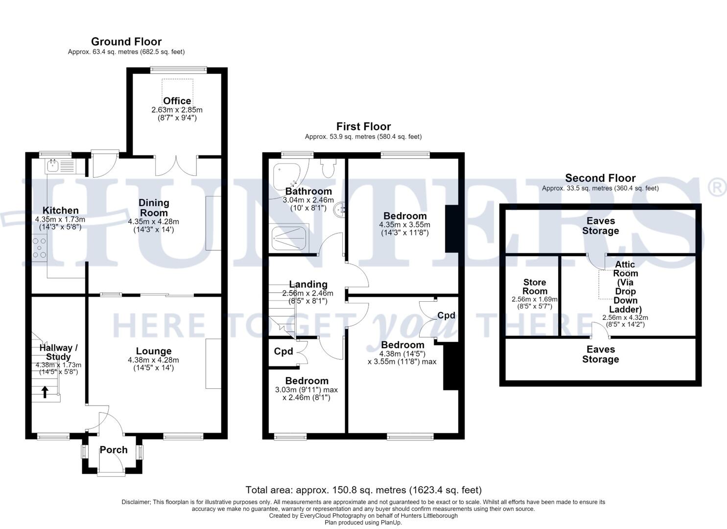 12, Calderbrook Road, Littleborough floorplan