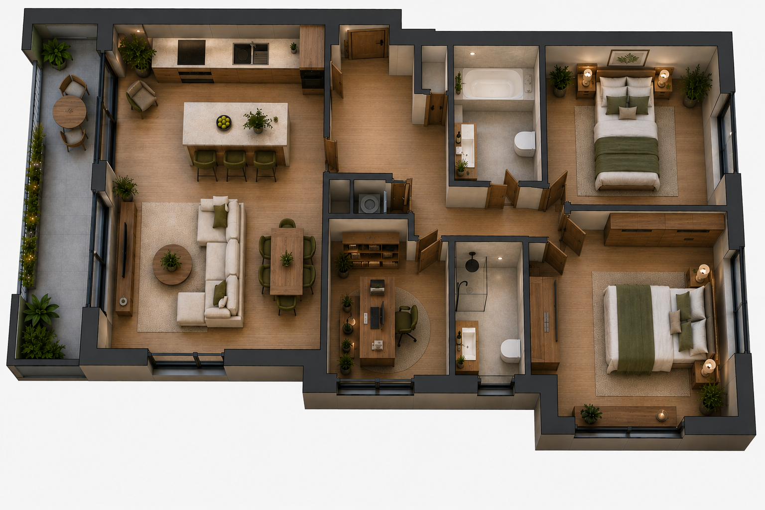 Garrick Road, Hendon floorplan