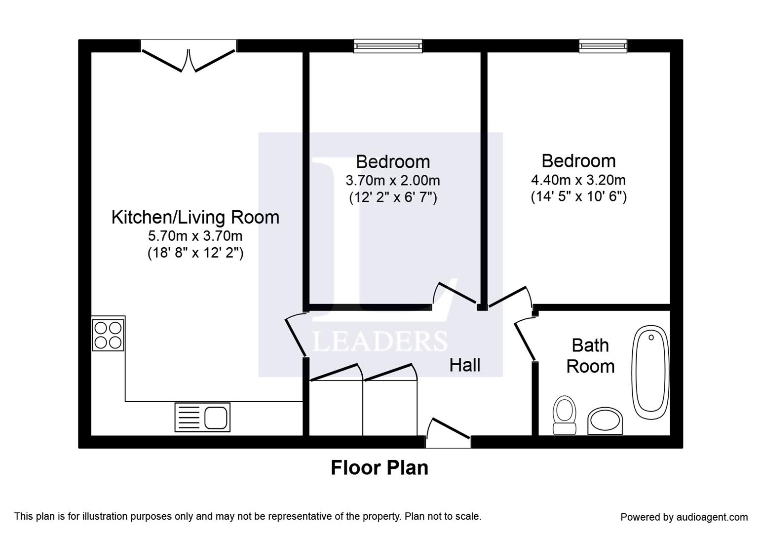 Flat 27, Highland Court,, Scotland Road, Nottingham floorplan