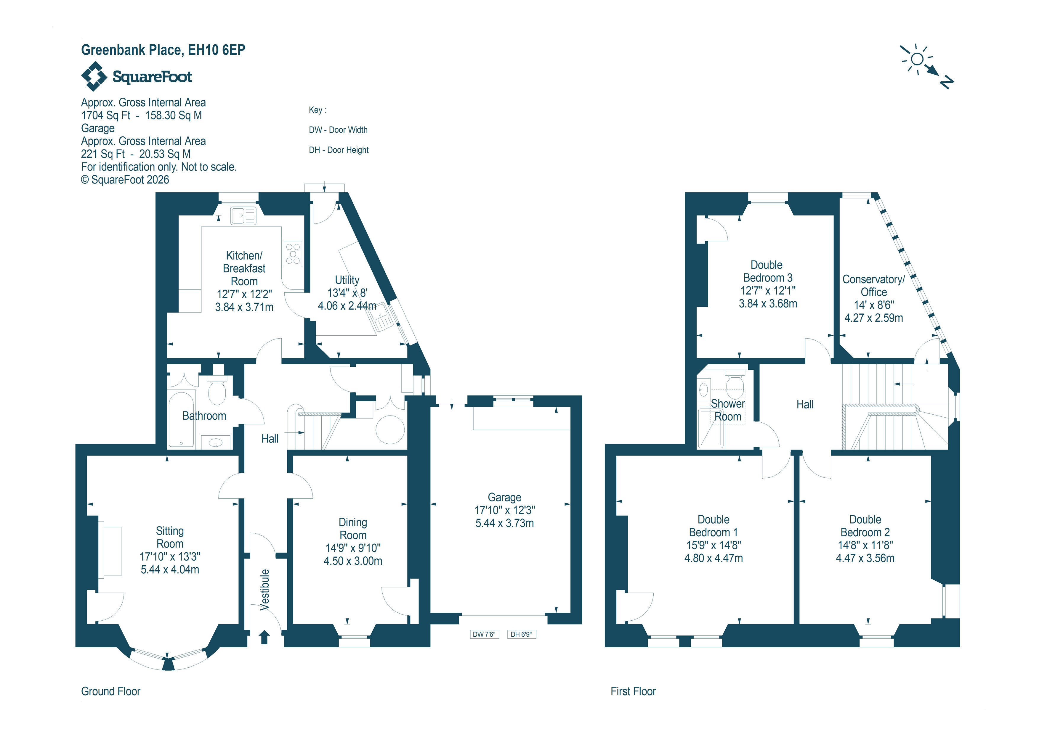 4, Greenbank Place, Edinburgh floorplan