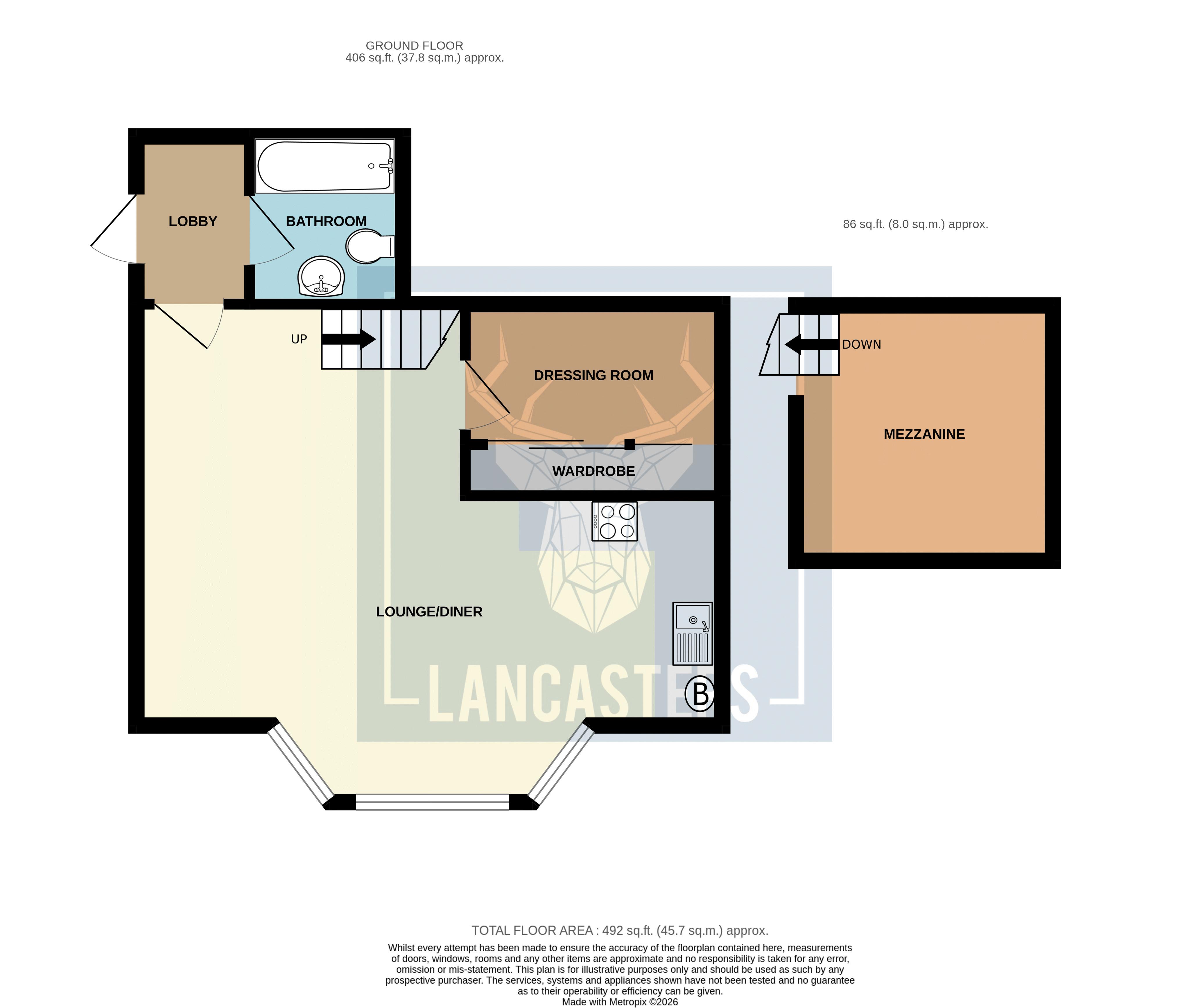 Flat 4, Thorness House, Cliff Road, Cowes floorplan