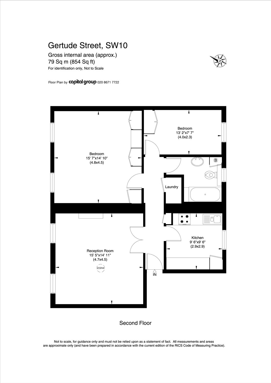 2 Bedrooms Flat for sale in Gertrude Street, London SW10
