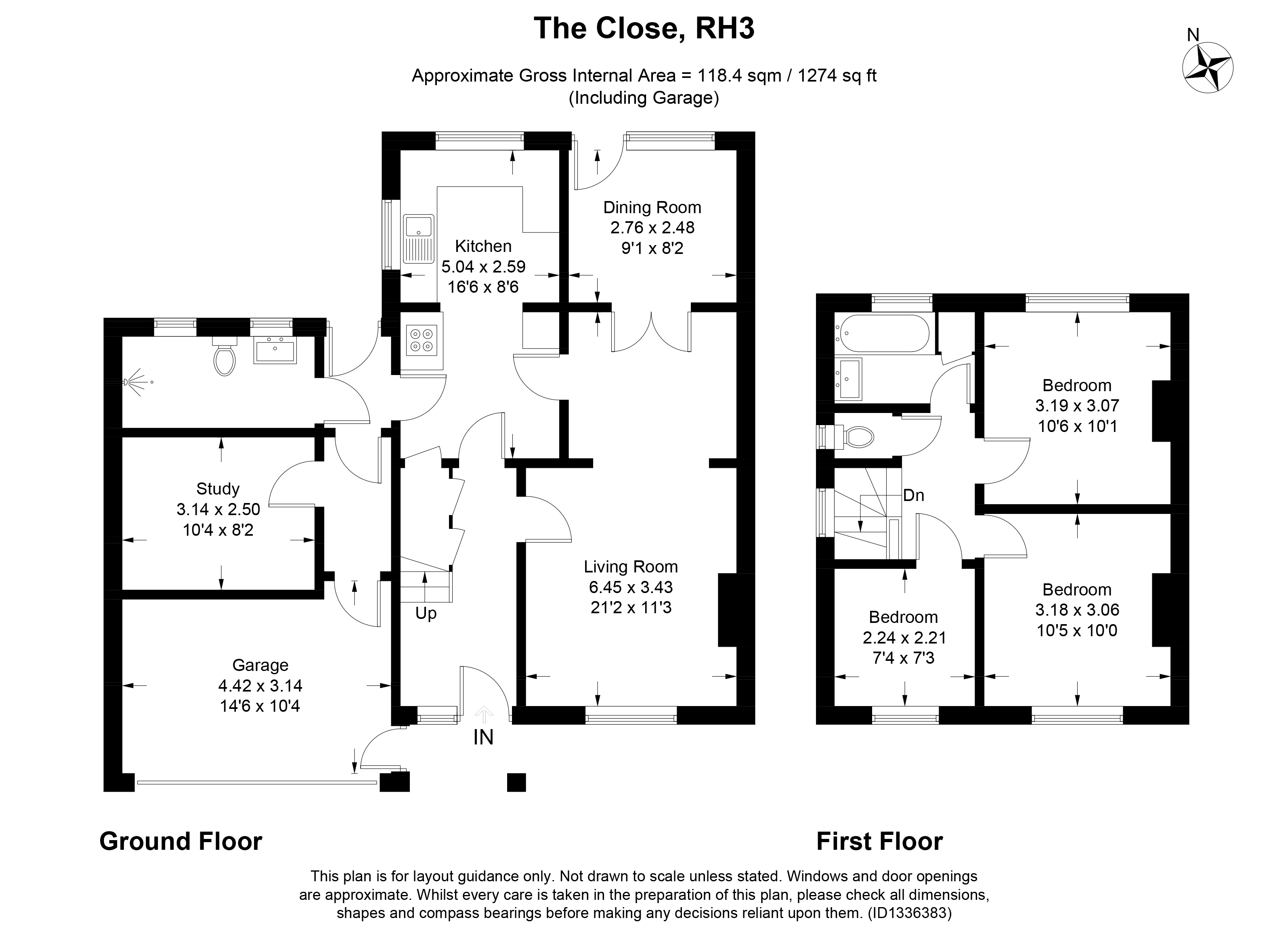 1, The Close, Betchworth floorplan