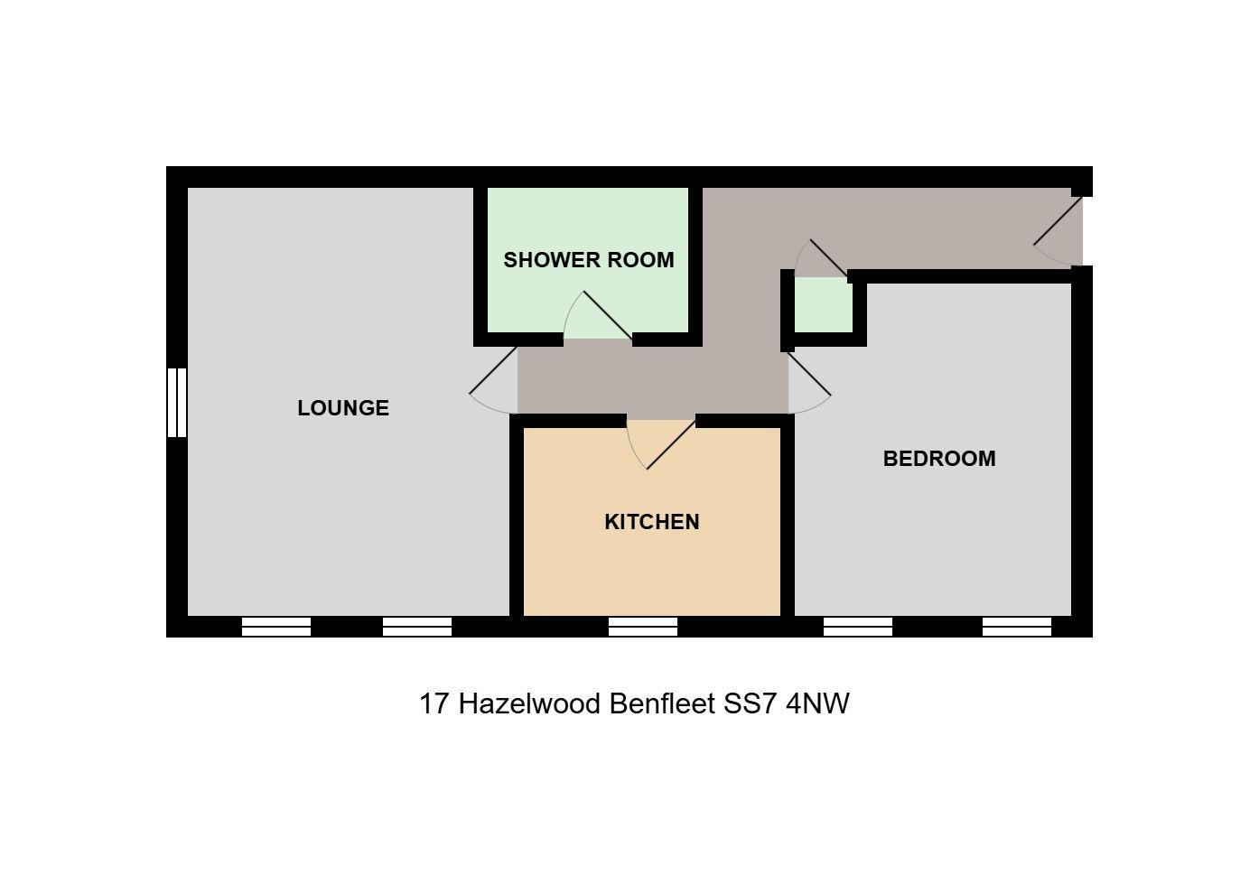 17, Hazelwood, Benfleet floorplan