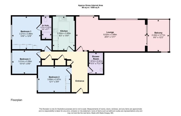 10 Fairview Park,, Overbury Road, Poole floorplan