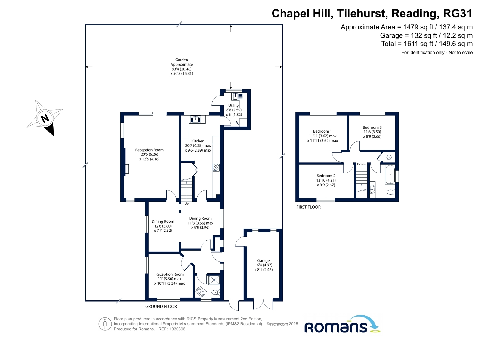 121, Chapel Hill, Reading floorplan