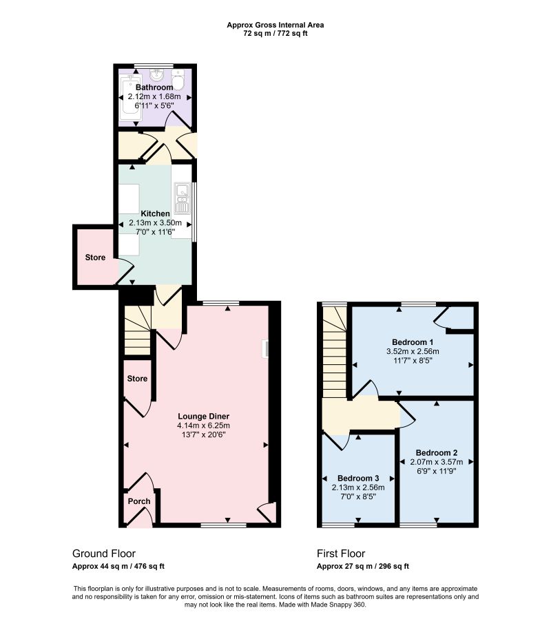 Pentre floorplan