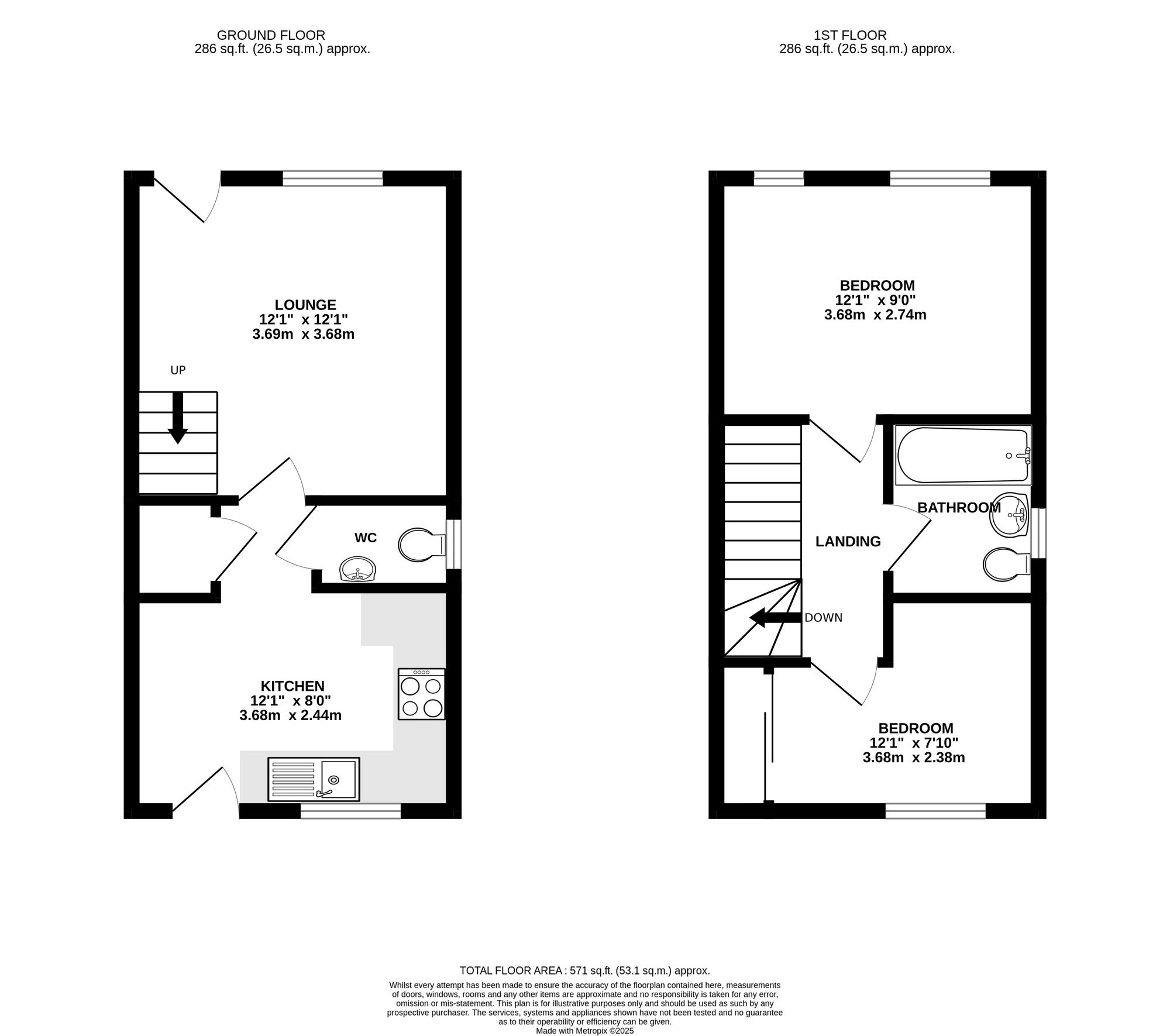 55 Round Ring Gardens, Penryn floorplan