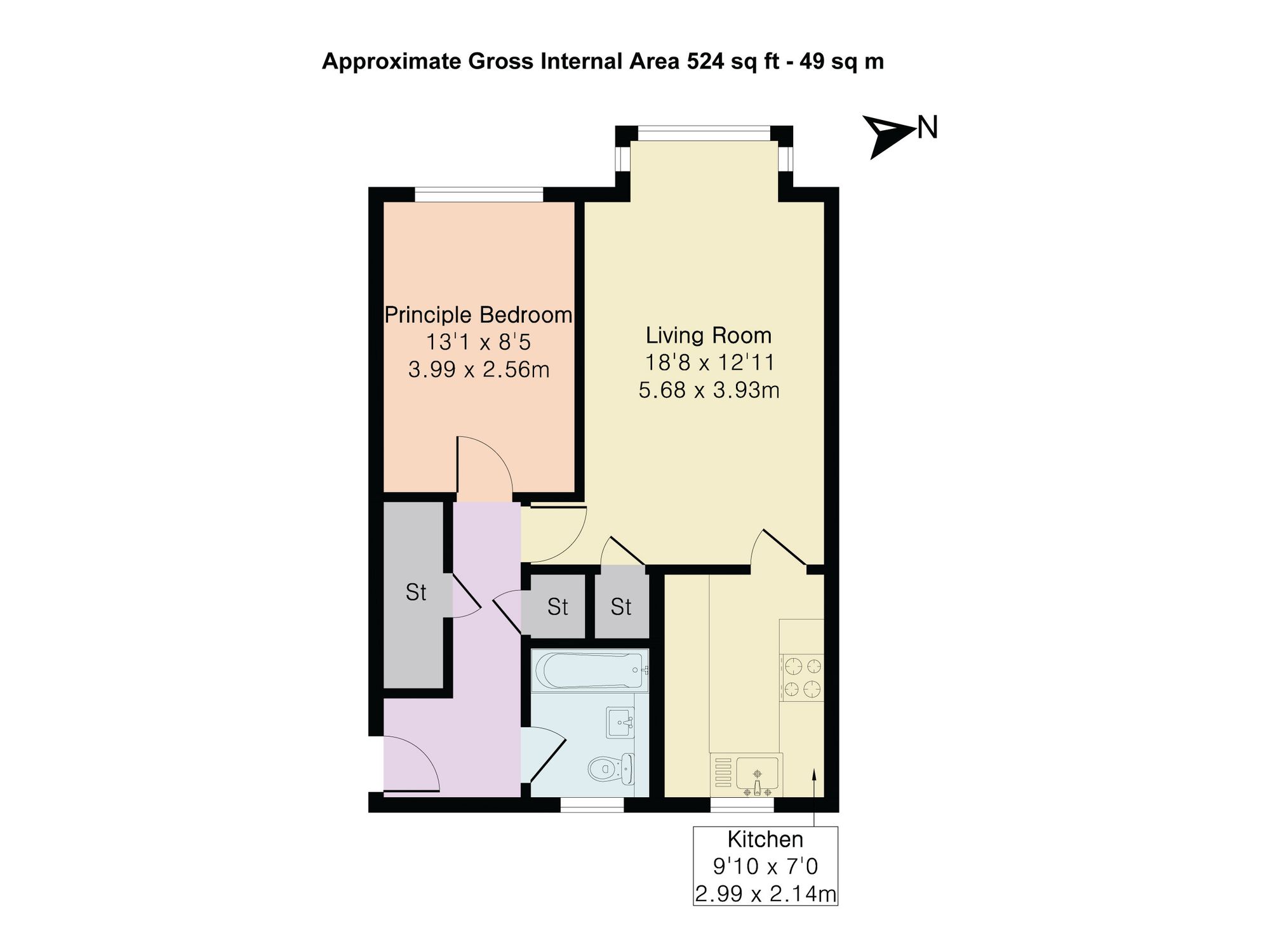 22 Tee Side, Hertford floorplan