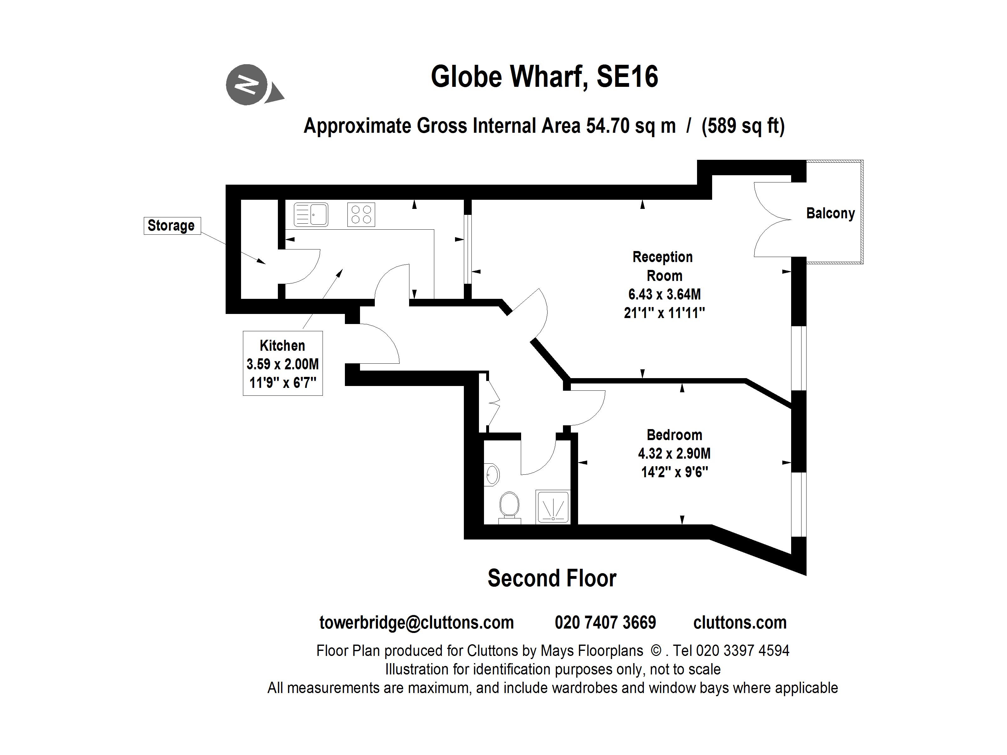 1 Bedrooms Flat to rent in Rotherhithe Street, London SE16