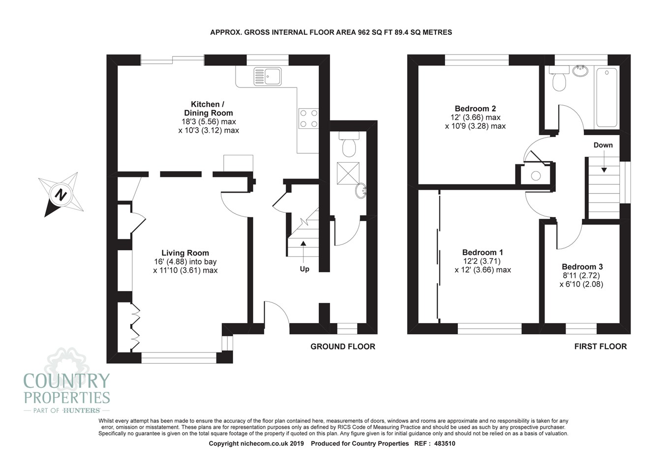 3 Bedrooms Semi-detached house for sale in Grove Road, Hitchin SG4