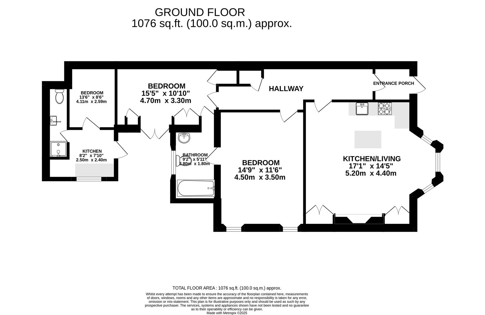 5, Park Terrace, Falmouth floorplan