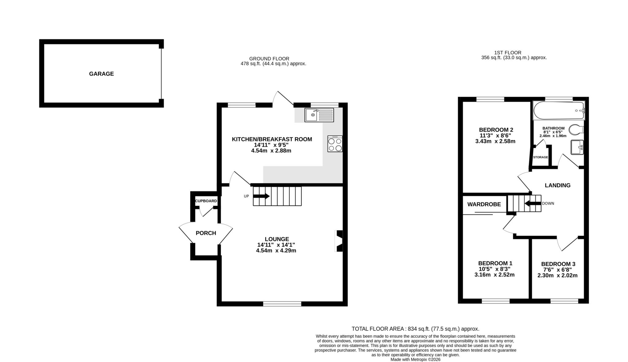 80, Berryfields, Norwich floorplan