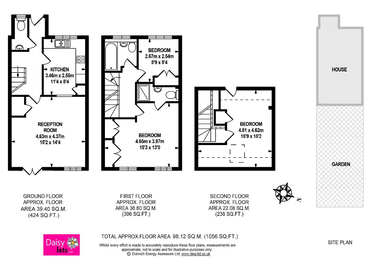 3 Bedrooms Terraced house to rent in 469 Lordship Lane Road, East Dulwich, London SE22