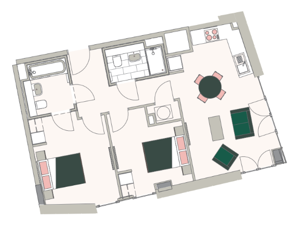 Vox, 1 Trentham Street, Manchester,, Manchester floorplan