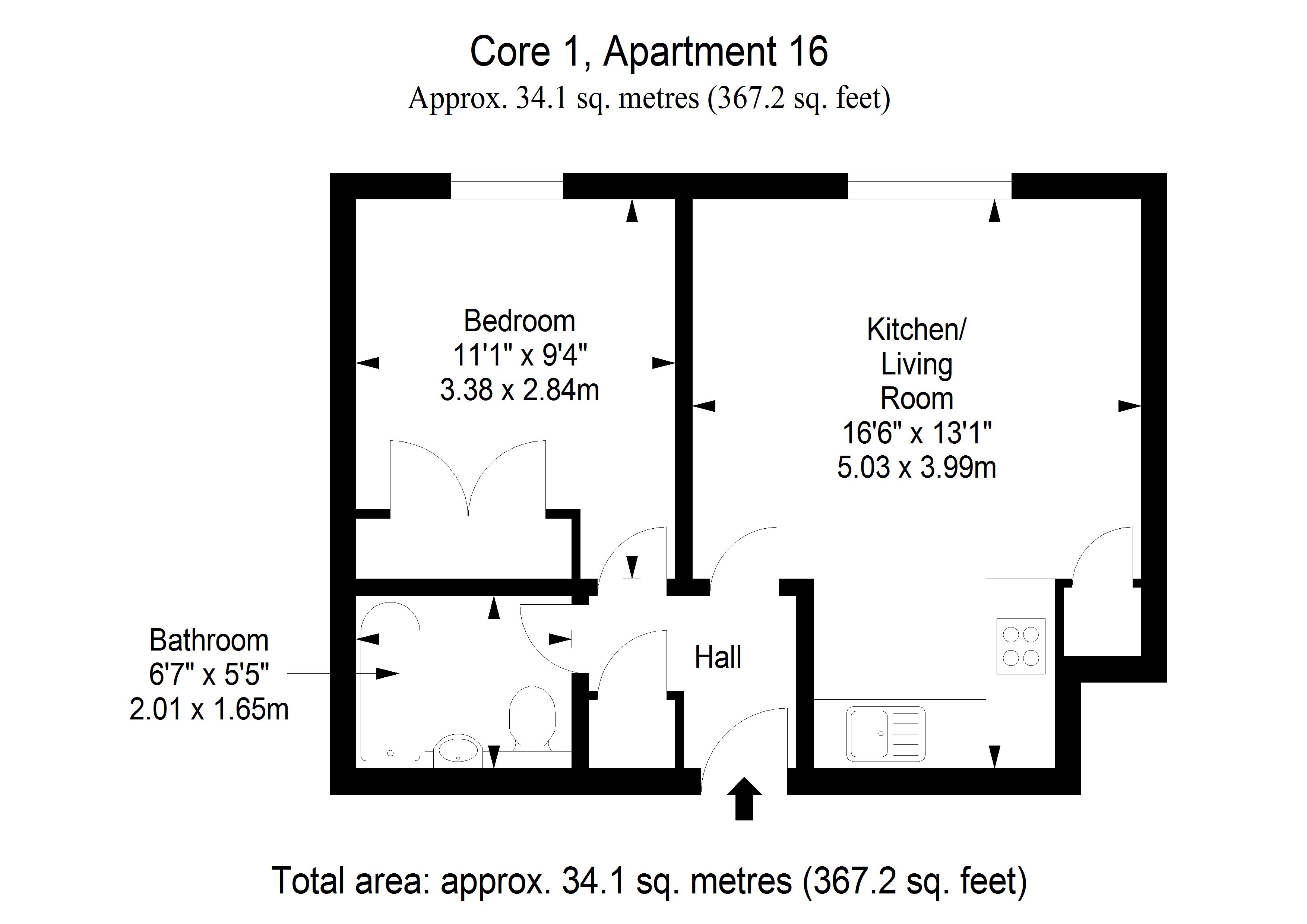 1 Bedrooms Flat for sale in 228/2F8 (Flat 16) Morrison Street, Edinburgh EH3