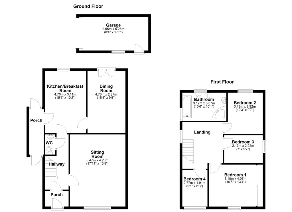 27, The Green, Newcastle upon Tyne floorplan