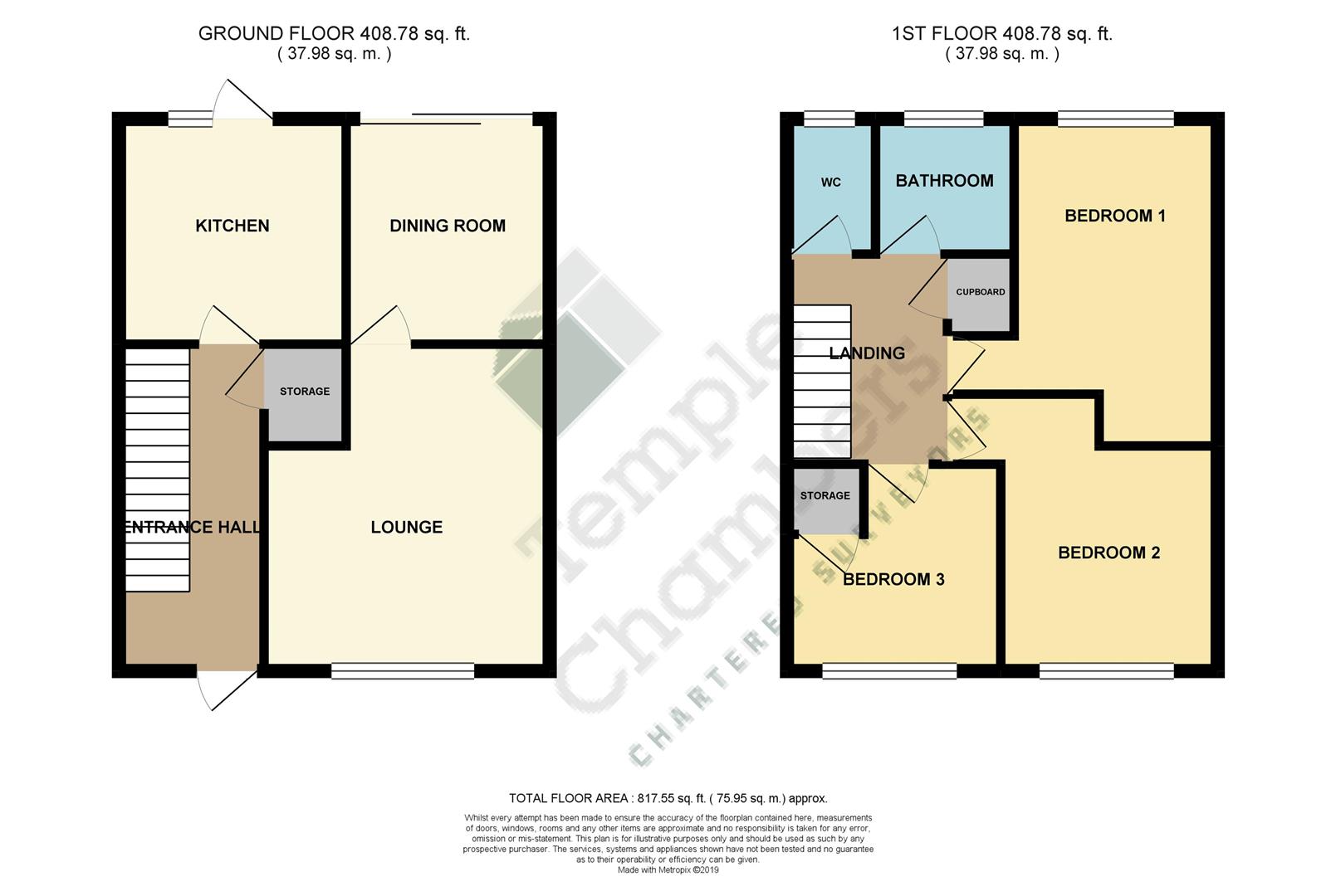 3 Bedrooms End terrace house for sale in Dunstalls, Harlow CM19