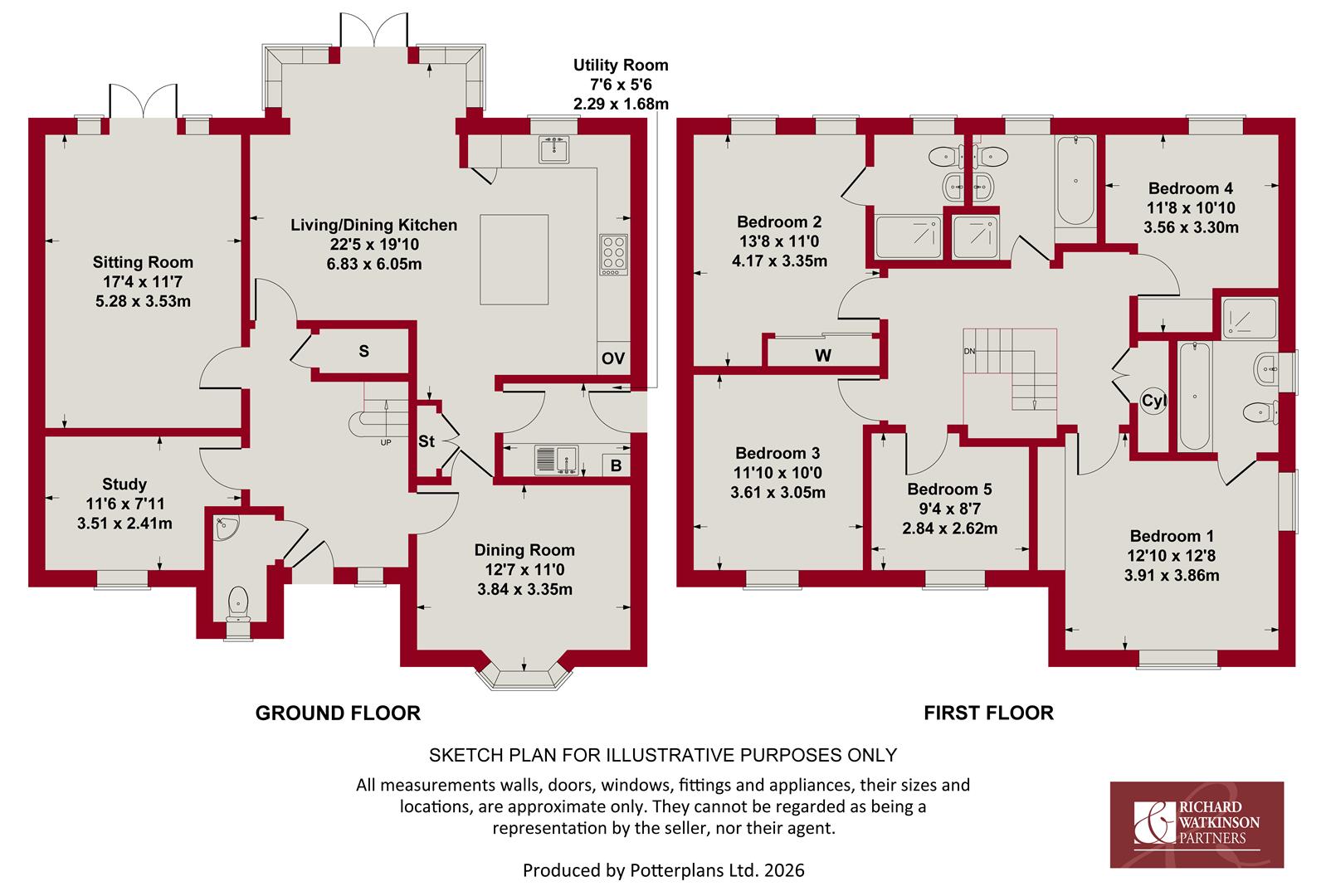 15, Cowdell Grove, Bingham floorplan