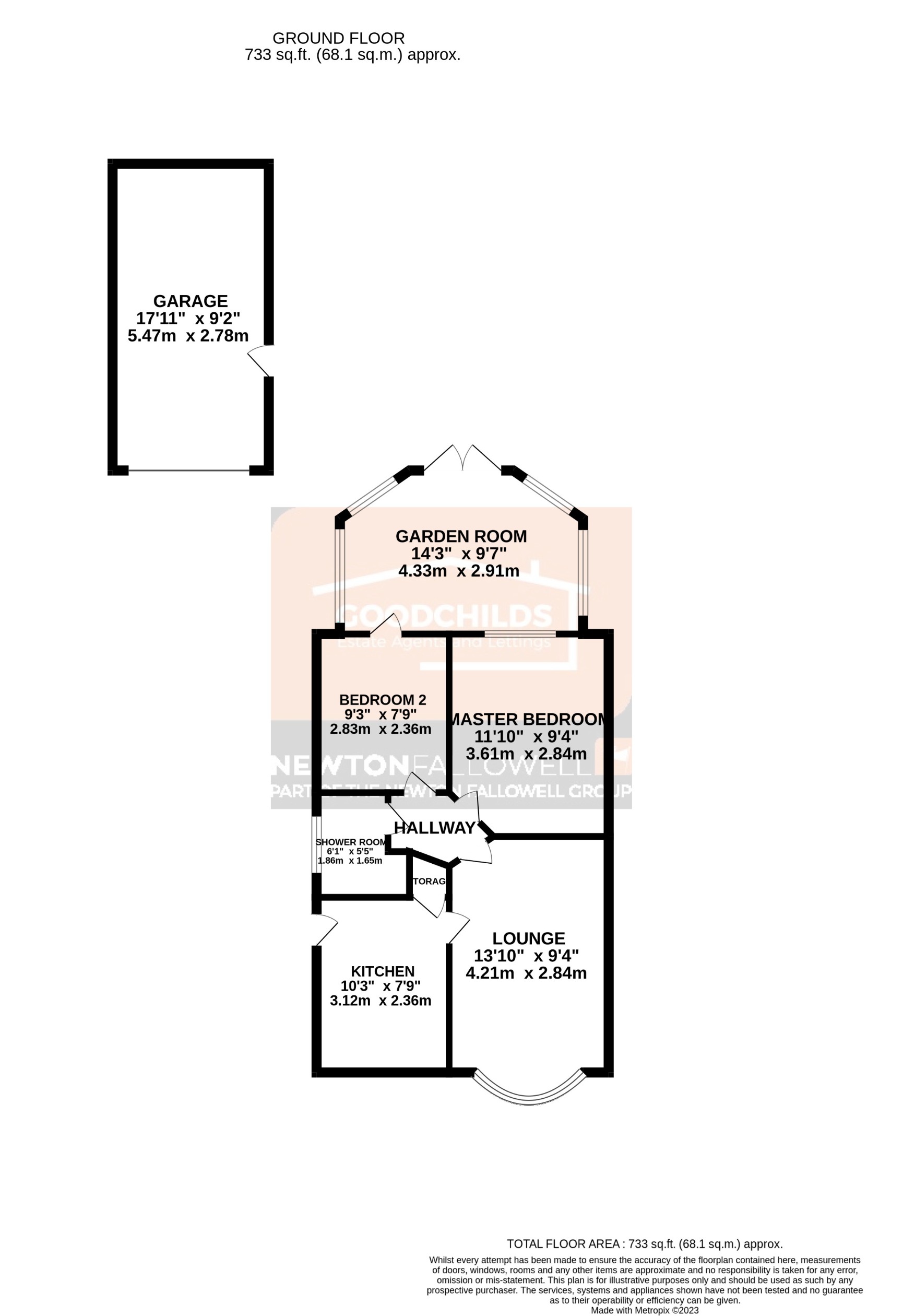 Chatsworth Drive, Werrington, StokeOnTrent ST9, 2 bedroom detached