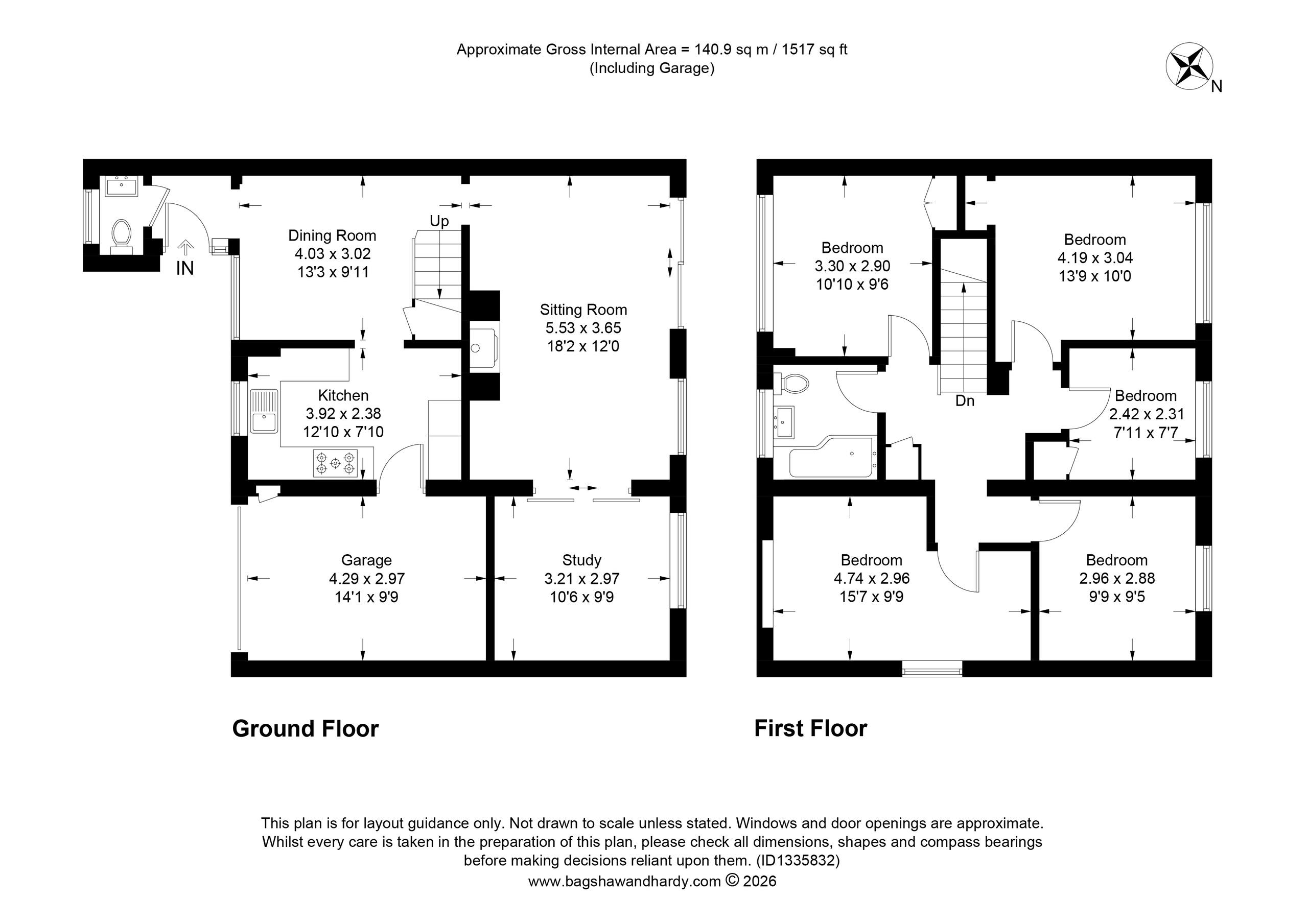 33 Home Park, Oxted floorplan