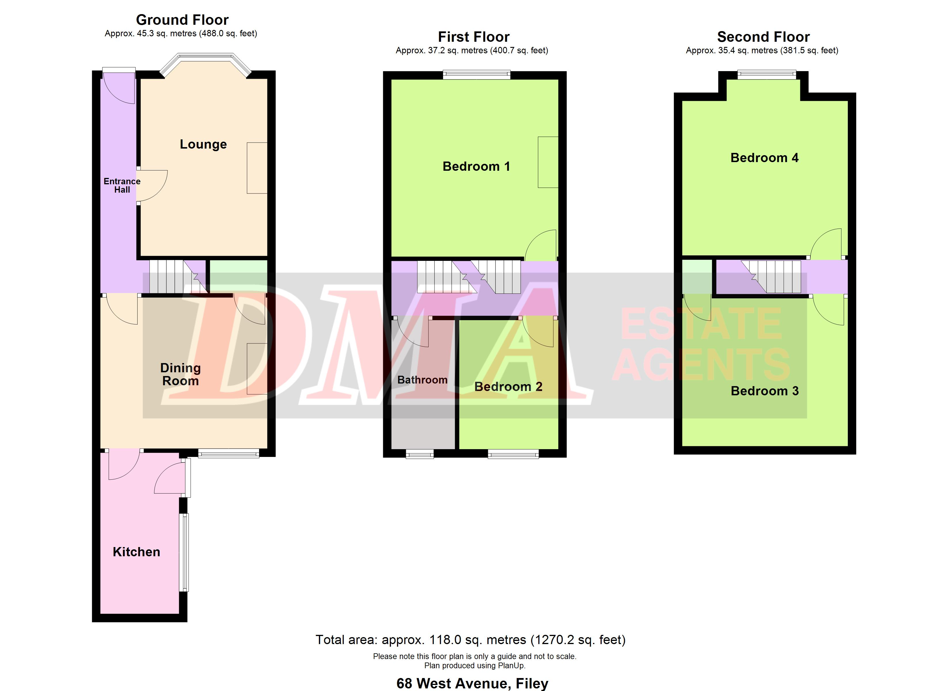 68, West Avenue, Filey floorplan