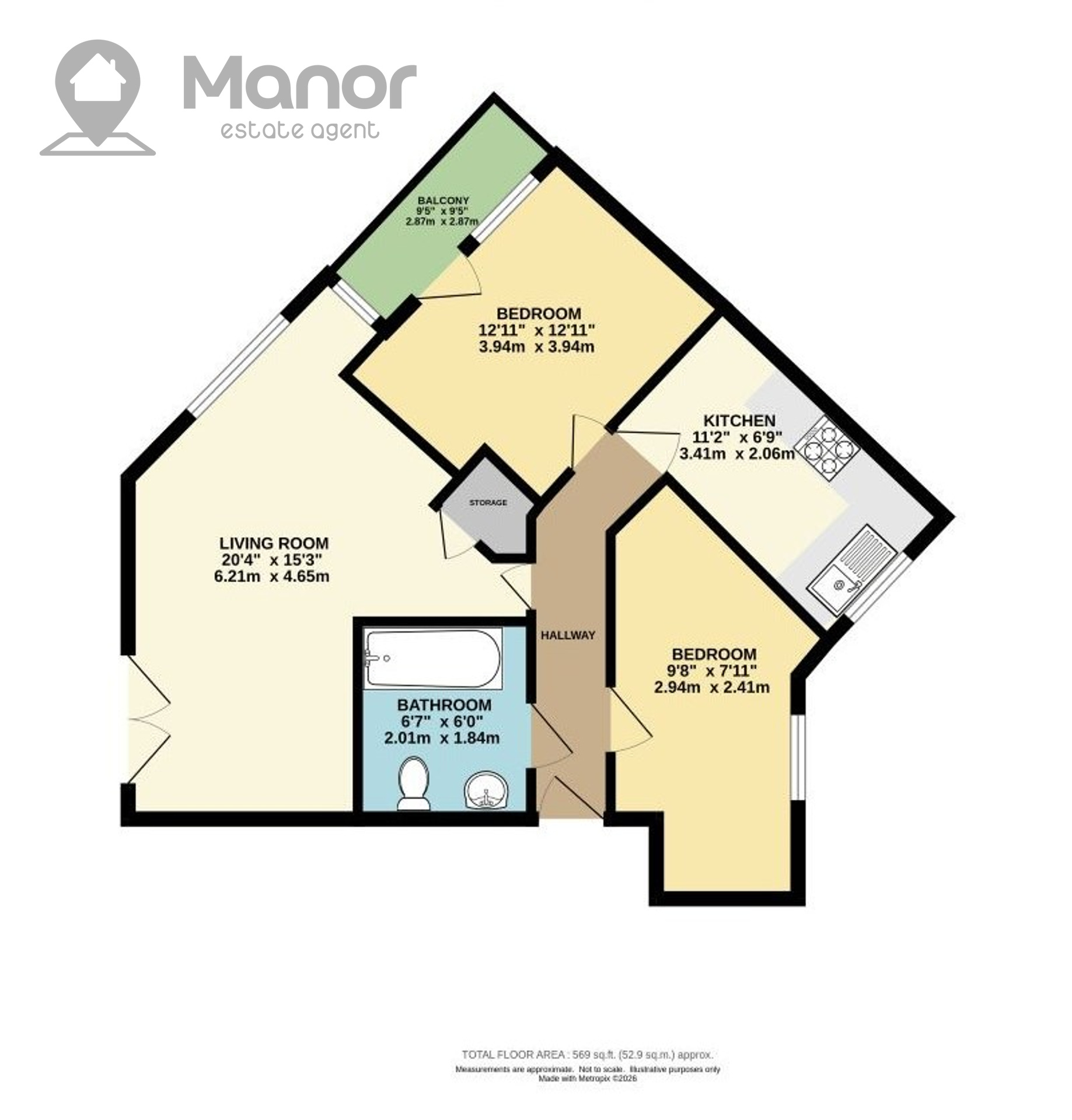 45 The Chase, Grays floorplan