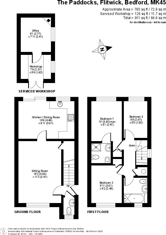 54 The Paddocks, Flitwick,, Bedford floorplan